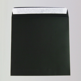 Pochette carrée noire 220 X 220 mm