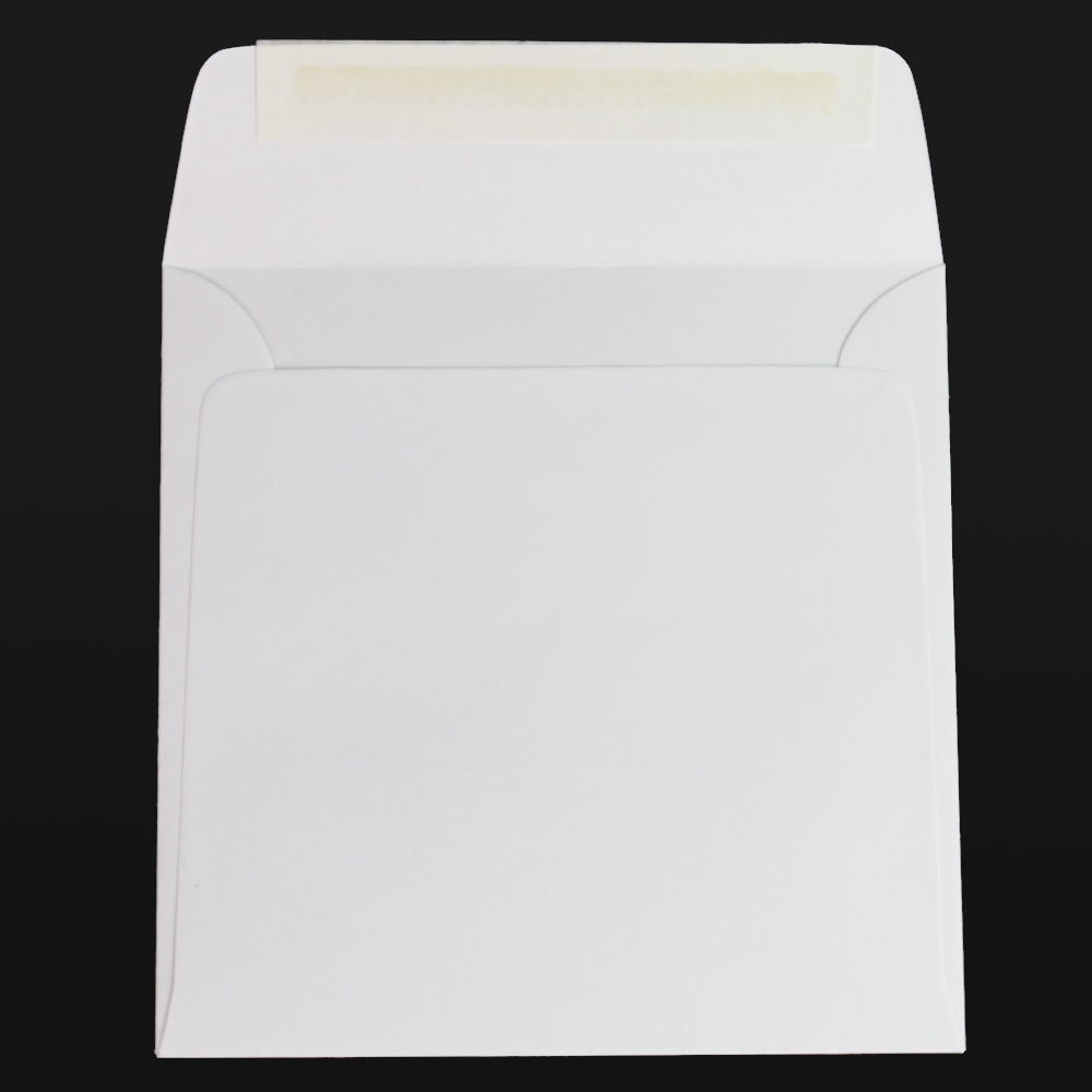 50 x blanc 130 x 130mm carré 5 pouces enveloppes 100gsm