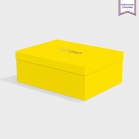 Boîte cloche Factory Yellow avec dorure
